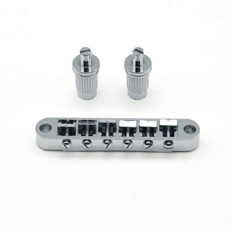 KD by AxLabs Tune-O-Matic Bridge & Stop Tailpiece - Chrome image 1