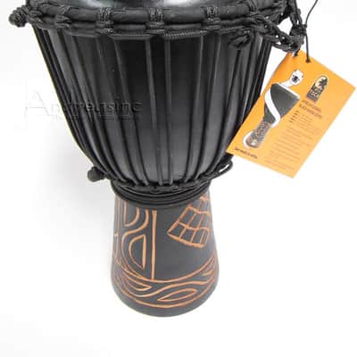 Toca 8" Black Mamba Rope Tuned Djembe w/ Deluxe Bag image 1