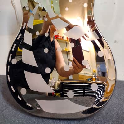 National Reso-Phonic Style 1 EXPLODING PALM Tricone 2023 Mirror Nickel On Brass - IN STOCK NOW! image 1