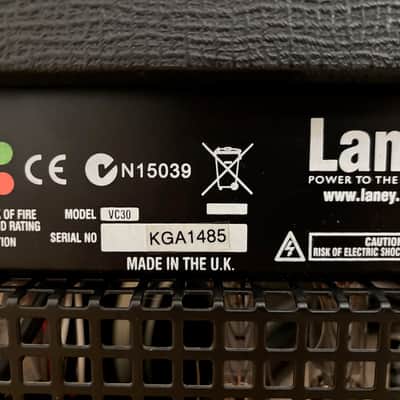 Laney VC30 1x12" All-Valve Guitar Combo Amplifier image 4