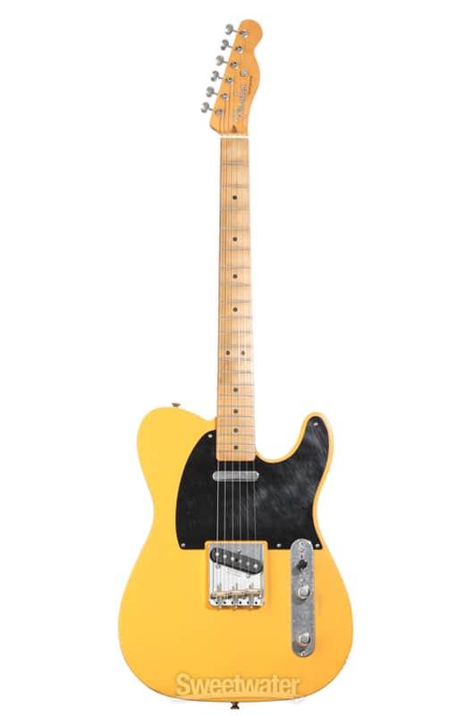 Fender 75th Anniversary Vintera Road Worn 1951 Telecaster Electric Guitar - Butterscotch Blonde image 1