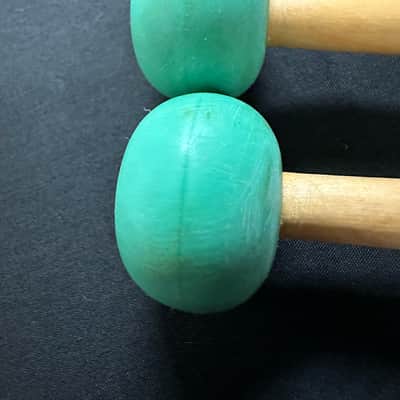 VINTAGE Mike Balter 4B Mallets, Medium Light Green Rubber, Birch-EXCELLENT #1 image 5