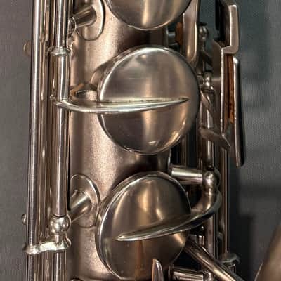 Buescher C Melody Saxophone, Model: True Tone, Silver Finish, Low Pitch image 2