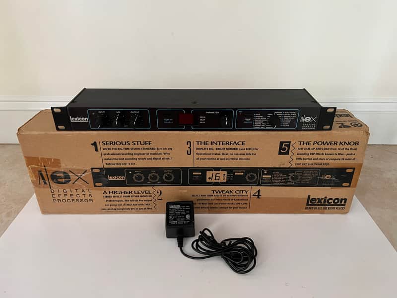 Lexicon Alex Digital Effects Processor 2000s - Black image 1