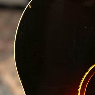 Gibson Vintage 1966-1967 LG-2 Acoustic Guitar - Sunburst with Alligator Chipboard Case - Used image 17