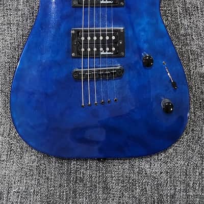 Jackson JS Series JS32TQ DKA Dinky Archtop with Rosewood Fretboard 2015 - 2018 - Transparent Blue image 1