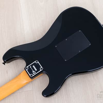 1988 Charvel by Jackson 1A2H Superstrat Black HH w/ Locking Tremolo, Japan image 15