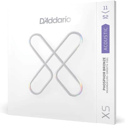 D'Addario XSAPB1152 Acoustic XS Phosphor Bronze Strings, Custom Light 11-52 image 5