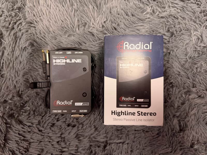 Radial Highline Stereo Passive Line Isolator 2024 - Present - Black image 1