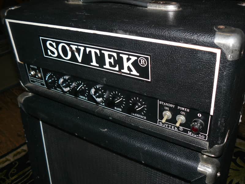Sovtek MIG 50 Head & Cab 1990's - Black image 1