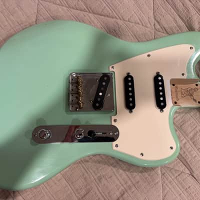 Warmoth Jazzcaster 2012- Surf Green image 1