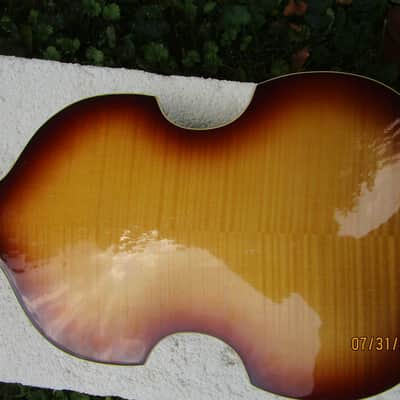 Greco VB-650 Beatle Bass Guitar, 1977, Japan, Set Neck, Gig Bag image 8