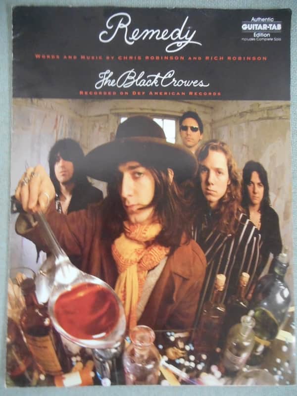 Vintage The Black Crowes "Remedy" Sheet Music 1992 image 1