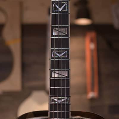 Rancourt History’s Legacy Collection 16" Acoustic Teardrop Archtop 2018 - Black Gloss Top / Natural Body and Neck image 17