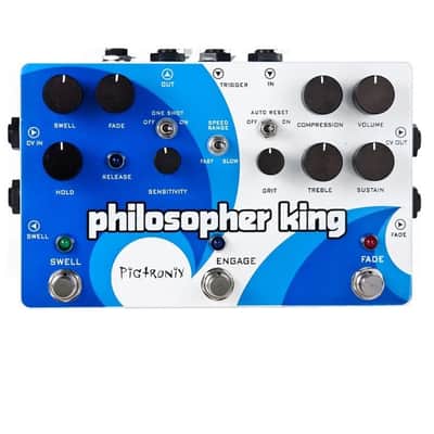 Pigtronix Philosopher King Envelope Generator Sustainer Guitar Pedal image 1