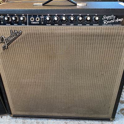 Fender Super Reverb 1966 - Black Face 117-220 Volts (Export Model) image 1