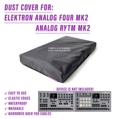 DUST COVER for Elektron Analog Four Mk2 / Analog Rytm Mk2 image 1