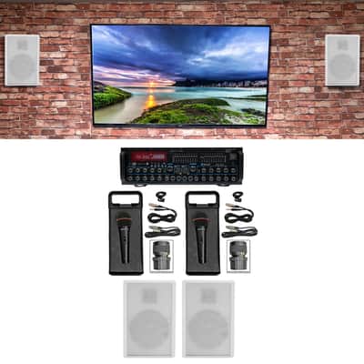 Technical Pro MM2000BT Bluetooth Karaoke Machine System+(4) 5.25" White Speakers image 12