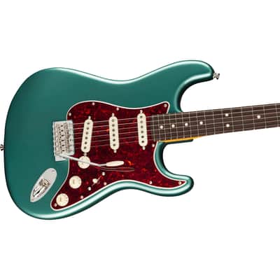 Fender American Professional Classic Stratocaster Rosewood Fingerboard - Faded Sherwood Green Metallic image 2