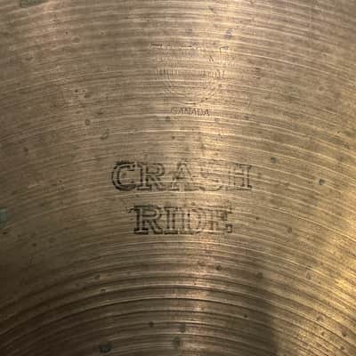 Sabian 20" AA Crash/Ride Cymbal Vintage 1980's 1st Gen "Hollow Logo" B20 - 2132g image 2