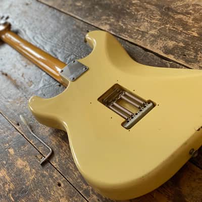Scarce Early 90's FujiGen Fender Japan 1968 RI Olympic White Stratocaster 1993 MIJ USA Texas Specials image 6