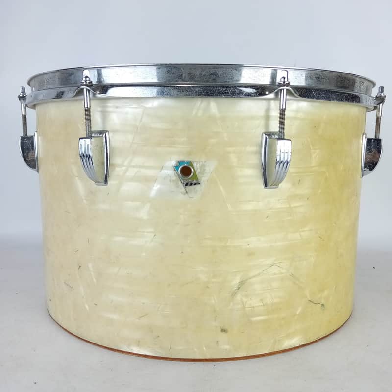 Ludwig 10x16"Timp-Tom Drum Vintage70 WMP White Marine Pearl 6Ply Maple Bass Jazz image 1