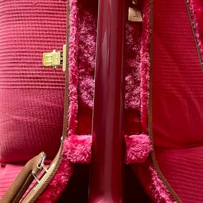 Rare Gibson SG Goddess 2006 - Unique Custom Dark Pink Refinish - Ebony Board image 5