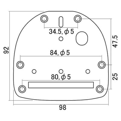 Hosco Tremolo for Jaguar and Jazzmaster (Chrome) image 2
