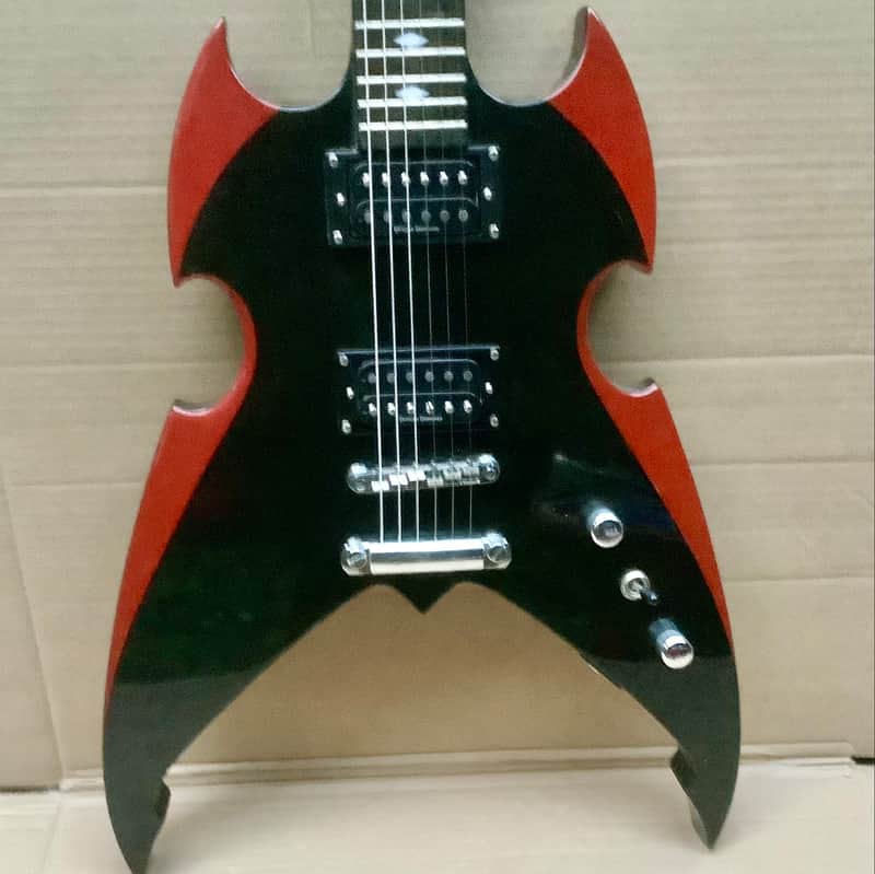 Silvertone KISS APOCALYPSE Paul Stanley with ritter gigbag image 1