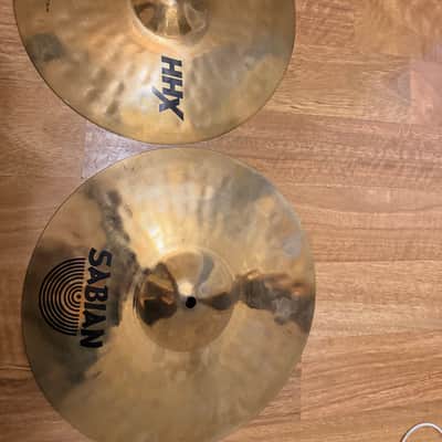 Sabian 14" HHX Stage Hi-Hat Cymbals (Pair) 2001 - Present - Natural. Brand New image 1
