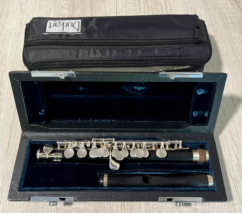 Burkart Resona Piccolo RPIC-W #15114 - Grenadilla wood, silver-plated keys, wave headjoint