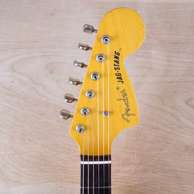 Fender Jag-Stang JT-95EX Kurt Cobain Designed MIJ 1995 Fiesta Red Original Version Fujigen Made in Japan w/ Bag image 21