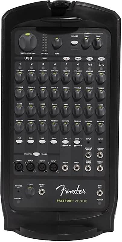Fender Passport Venue Portable 600w 8-Channel PA System image 2