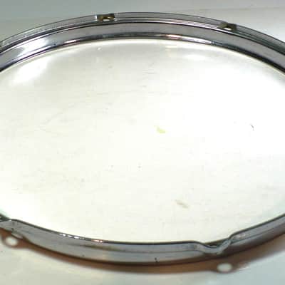 Slingerland 8 Lug 14"Chrome over Brass Stick-Saver Snare Drum Rim image 6