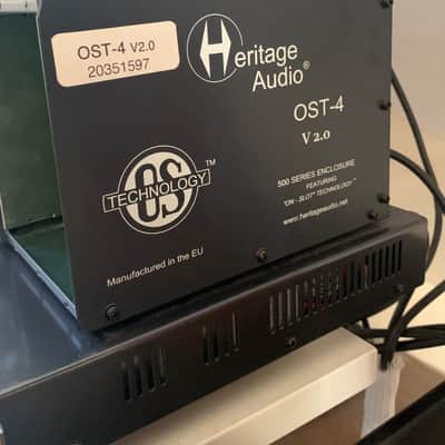 Heritage Audio OST-4 V2.0 4-Slot 500 Series Frame 2020 - 2021 - Black image 2