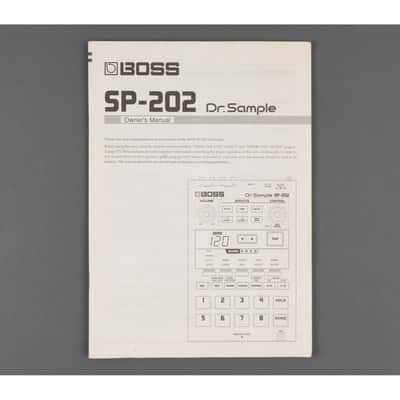Boss SP-202 Dr. Sample Owners Manual