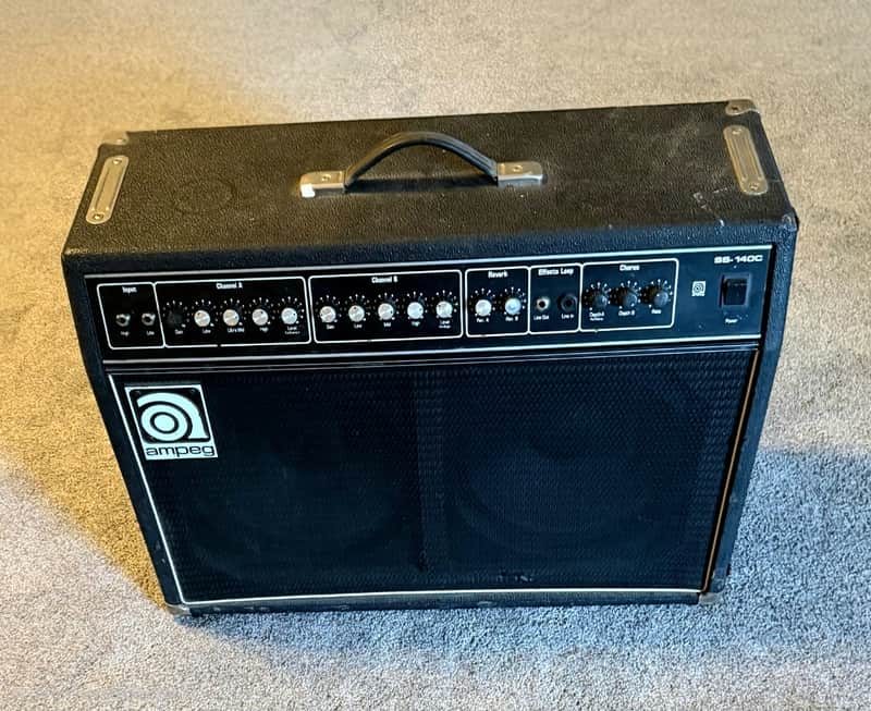 Ampeg SS140c 1980-s - Black Tolex image 1