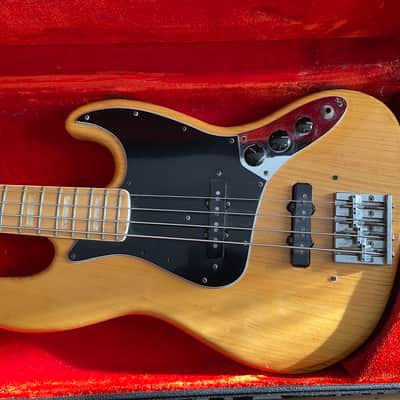 Vintage Fender Jazz Bass with Maple Fretboard 1976 - Natural image 3