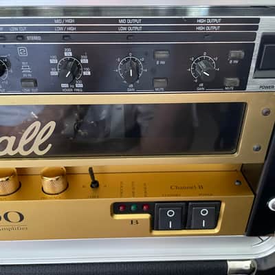 Marshall 9100 Dual Monobloc - 50/50w Power Amp, Guitar Amplifier Head - Serviced image 4