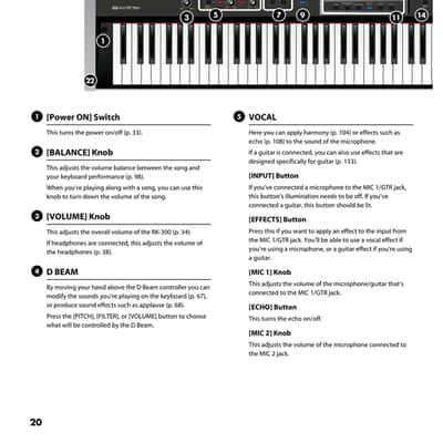 Roland Vima RK-300 — 2 in 1 Owners Manual Guide Guide — 257 Pages — USA Made image 8