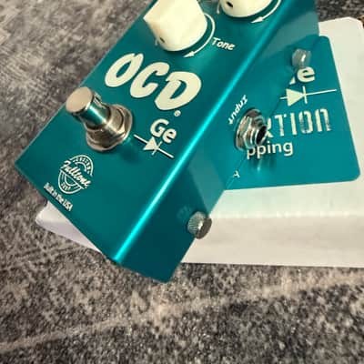 Fulltone Custom Shop OCD-GE Germanium Overdrive 2019 - Tahitian Teal image 2
