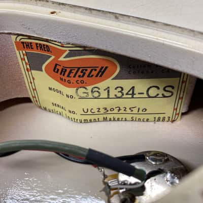 2023 Gretsch Custom Shop Masterbuilt G6134 Penguin Relic - White #UC23072510 image 17