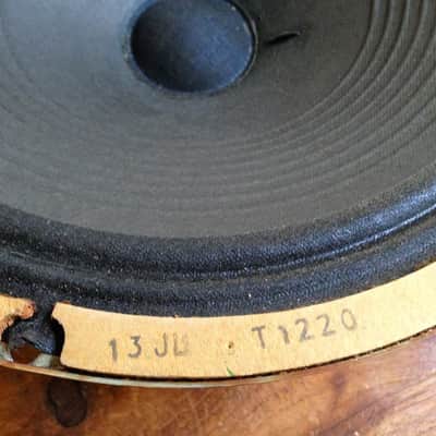 Vintage 1966 Marshall Tall Bottom 4x12 cabinet cab with 1966 G12M Celestion Greenback 's image 12