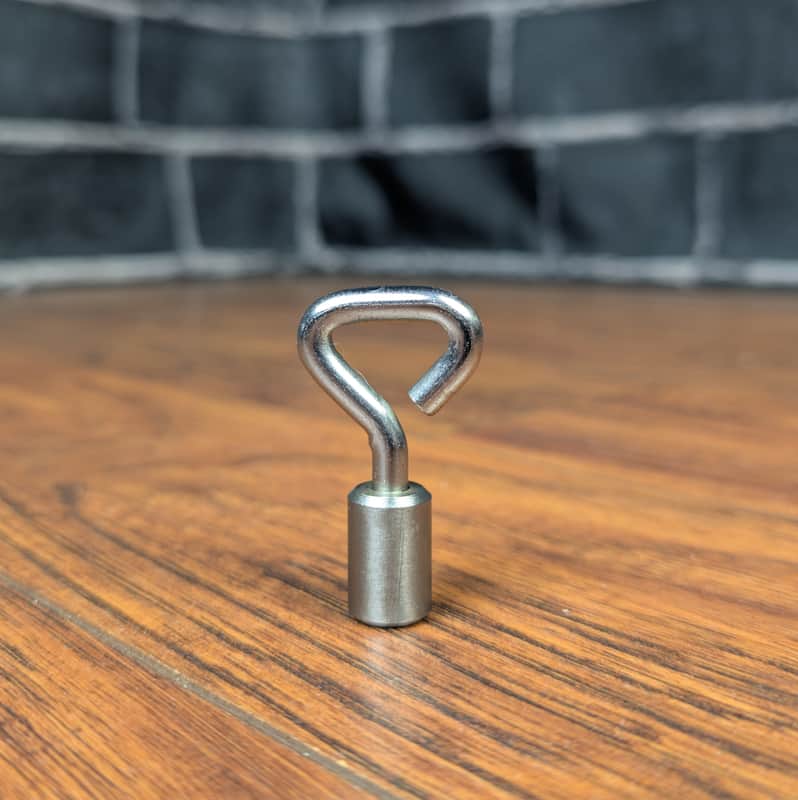 Slingerland 60’s Vintage Hi‑Hat Stand Leather Clutch Hook – Authentic Mid‑Century Drum Hardware image 1