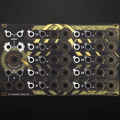 Serge VC Resonant EQ B&G Replacement Panel image 1