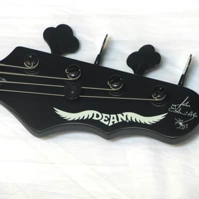 DEAN John Entwistle HYBRID Pro 4-string BASS guitar Black Satin - EMG Pups - B image 3