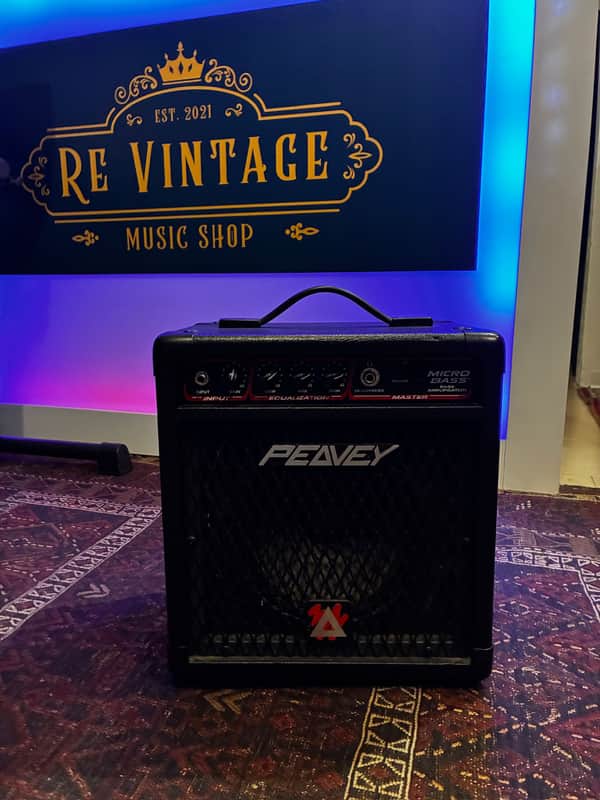 Peavey MicroBass 20-Watt 1x8" Bass Practice Amp 2000s - Black image 1