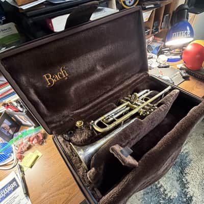 Bach Stradivarius trumpet case - classic 1990s - Brown image 2