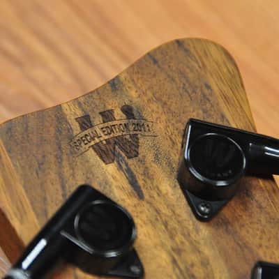 Warwick Corvette $$ Special Edition Tribal Black and Green image 15