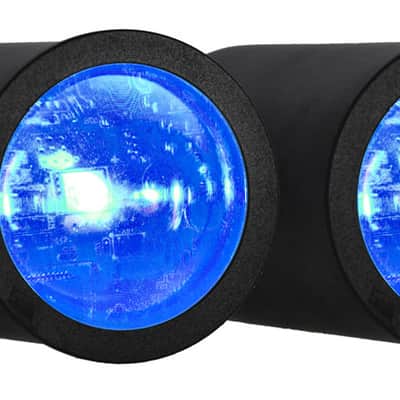 Rockville 4 PACK MINI HALO BLACK DJ Wash Lights+Bag, Wireless DMX/Rechargeable image 4